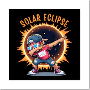 Dabbing boys Solar Eclipse sunglasses girls kid gift solar eclipse Posters and Art